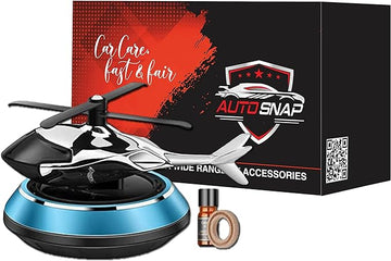 Solar-Powered Helicopter Car Air Freshener – Stylish & Long-Lasting Fragrance