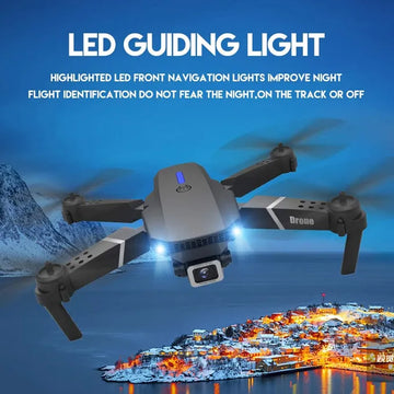 Remote Control Mini Drone – LED Lights, GPS, Headless Mode
