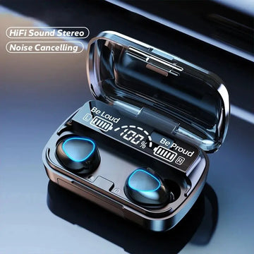 TWS Wireless Bluetooth Earphones, Gaming Earphones, Sports Earphones with Call Microphone 3D Surround Sound