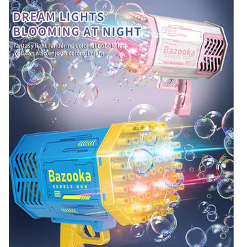Rocket Boom Bubble Gun For Kids & Adults