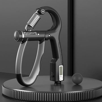 Adjustable Hand Grip Strengthener with Counter | 10-100kg Grip Trainer