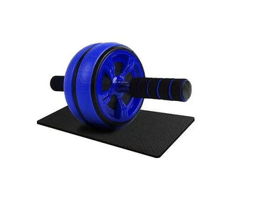 Wheel Roller Abdominal Trainer with Knee Mat