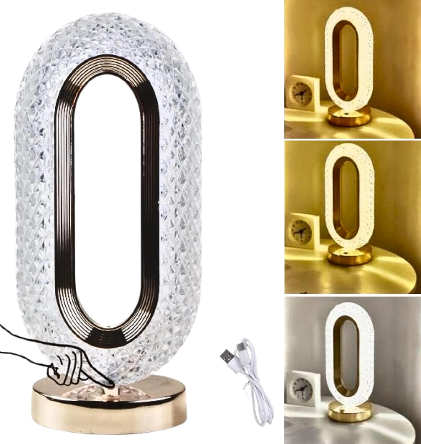 LED Moon Lamp – Decorative Romantic Night Light for Home & Gifts