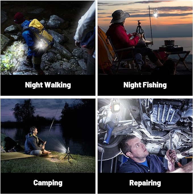 Portable Rechargeable Emergency Light – LED Camping & Home Lantern